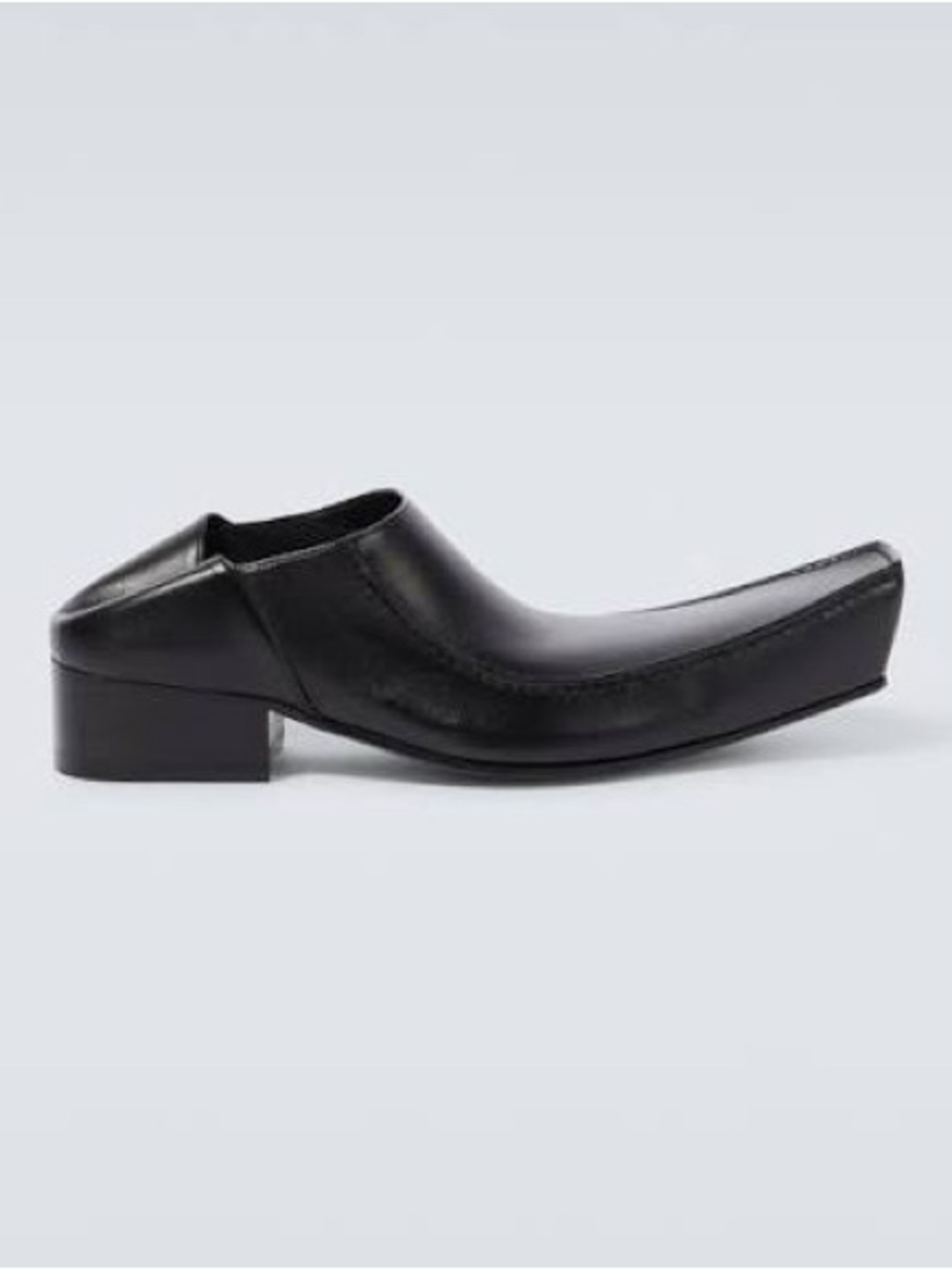 Balenciaga Romeo Black Leather Loafers 42 - Picture 3 of 9